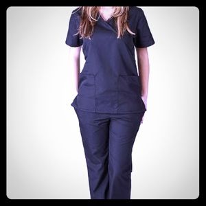 Navy blue scrubs set